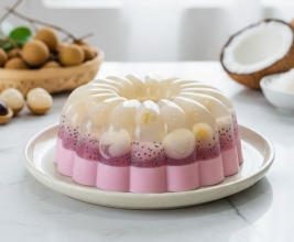 Pudding Longan Coconut